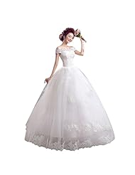 Sexy Strapless Lace-Up Floor Length Off the Shoulder Organza  Dress