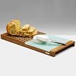 Skagerak Tablett TRITON 2 aus Teakholz / Glas