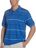 IZOD Mens Short Sleeved Regatta Striped Polo Shirt
