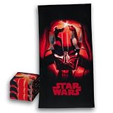 Produkt-Bild: Herding 617244516 Velourshandtuch, Star Wars, Motiv: Darth Vader 75 x 150 cm