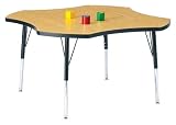 Jonti-Craft 6453JCE187 Kyds Activity Table - Four Leaf - Yellow