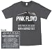 Pink Floyd DSOM 'A Piece For Assorted Lunatics' North America Tour 1972 charcoal T-shirt