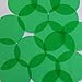 Sequin 50mm Round Shape Vinyl Go Go Trans Green