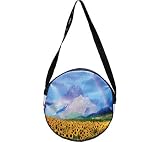 Rebagz Women`s Life is a Circle Bag Top Zip Handbag