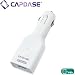 CAPDASE USB Car Charger ForceOne for Apple iPad / iPad 2 アップル iPadシリーズ用 ハイパワー・シングル ＵＳＢ カーチャージャー 「フォースワン」 （充電用USBポート１口搭載 12V/24VDC車両対応 車載チャージャー）, ホワイト CAAPIPAD-F002