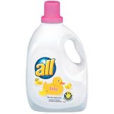 All Liquid Laundry Detergent, Baby Care Plus, 200-Ounce Bottles (Pack of 2)