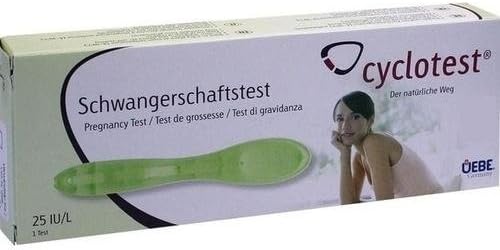 Cyclotest Pregnancy Test - Quality Mid Stream For Use When Your Period Is Due