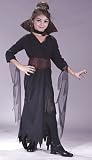 Morris Costumes Rose Vampiress Child Large Dress Has Stand-Up Collar W/ Choker & Belt