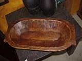 Wooden Dough Bowl w/ Handles-Batea