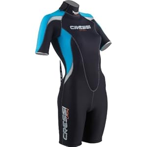 Cressi Med 2.5mm Women's Back Zip Shorty Wetsuit Cressi Med 2.5mm Women's Back Zip Shorty Wetsuit