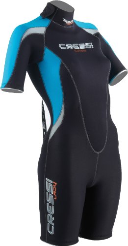 Cressi Med 2.5mm Women's Back Zip Shorty Wetsuit (Medium)