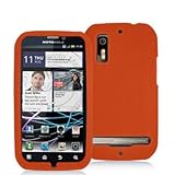 Electromaster(TM) Brand - Orange Silicone Rubber Gel Soft Skin Case Cover N ....
