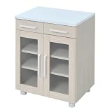 JKプラン プチシリーズ 食器棚 ホワイトナチュラル fb-010-whna