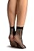 LissKiss Black Thick Mesh Socks Ankle High - Socks