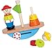 Hape - Early Explorer - Balance Boat Wooden Stacking Toy