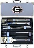 NCAA Georgia Bulldogs 8pc. BBQ Set w/Case
