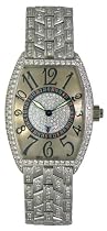 Franck Muller Cintree Curvex Vegas 18k White Gold & Diamonds Men's Watch - 5850