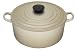 Le Creuset Cast Iron Round Casserole, Almond, 24 cm