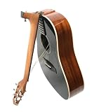 Voyage-Air Songwriter Series VAMD-04BK Folding Mini-Dreadnought Acoustic Guitar, Jet-Black