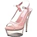 The Highest Heel Women's Piping Hot Platform Pump,Pink Patent,8 M US