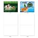 The Best Card Company - 10 Blank Note Cards for Kids (4 x 5.12 Inch) - Fun Pets, Zoo, Wildlife Cards, Assorted Greetings Boxed - Lady B M1546BN