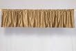 Taupe Velvet Rod Pocket / Pole Top Valance