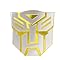 Embl&egrave;me Transformateurs Voiture Autobot D&eacute;coratif Badge Chrom&eacute; (Jaune)