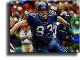 Completely Handpainted American Football Sport Painting, Custom Order FL4433, Oil on Canvas, with Option to Paint Jerry, Brett & Co. from Any Other Favorite Photograph or Picture, Unframed, Size 24" x 36" inch
