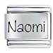 Name Naomi Italian Charms Bracelet Link