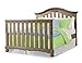 Delta Children Canton Full-Size Wood Bed Rails #0020, Dark Chocolate