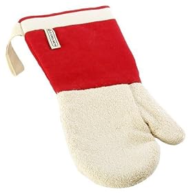 Le Creuset Oven Mitt, Red, 14 Inch