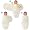Kiddopotamus SwaddleMe 100% Cotton Knit Small, Circle Bear