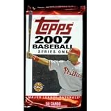 2007 Topps Baseball Cards Series 1 Jumbo Hobby Pack (Special HTA Pack - 50 cards per pack)
