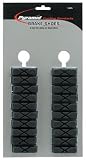 Pyramid Bicycle Brake Shoes X-Cut Black 10 Pair to Card Weitype