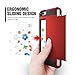 iPhone 6s Case, Anuck iPhone 6 Wallet case [Anti Scratch][Heavy Duty][Card Pocket] Hard Shell Dual Layer Hybrid Rubber Bumper Protective Card Case Cover for Apple iPhone 6 iPhone 6s 4.7 inch - Red