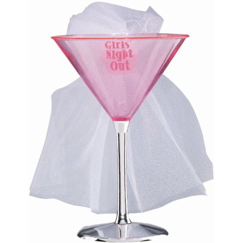 Bachelorette Party Bride Martini Glass
