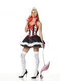 Enchanting Queen of Hearts Adult Costume (Extra Large)