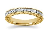 0.38 Diamond Wedding Band in 18k Yellow Gold