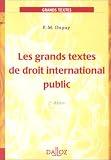 Revue Dalloz  / Grands textes de droit international public, 2e édition