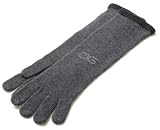 Dolce & Gabbana Women's Cashmere Gloves with D&G Rhinestone Logo