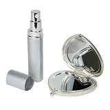 Heart-Shaped Purse Accessory Set - Silver