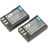 DSTE&reg; 2x EN-EL9 Rechargeable Li-ion Battery for Nikon D40 D40X D60 D3000 D5000 Digital Camera as ENEL9 EN-EL9A