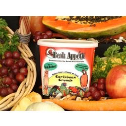 Beak Appetit Caribbean Crunch Natural Cooked Bird Food (6.5-oz bucket) from Bird Food