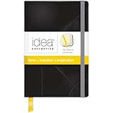 TOPS Idea Collective Mini Journal, Wide Rule, Black Cover, Cream Paper, 5.5 x 3.5 Inches, 192 Pages (56874)