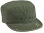 Vintage Washed Fatigue Cap 4508, Olive, XS