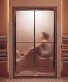 KOHLER K-9809-L-SH Sonata Glassworks Bypass Shower Steam Door, Bright Silver