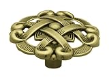 Liberty P77200V-AB-C7 1-1/2-Inch Weave Pattern Round Cabinet Hardware Knob by Liberty