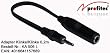 Adapter Klinke 3,5mm Stereo > 6,3mm Buchse Stereo 0,2m Kabel