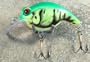JLVLures Shallow Crankbait Green Crawfish : Diver Lures JLV Freshwater Smallmouth Steelhead Pike Salmon Trout Perch Whiper Mid Depth Walleye Casting Bass Hook Treble Bronze Boat Dock Brook Bay Little Stump River Trolling Weed Surface Topwater Shad
