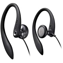 Philips SHS3200/37 Flexible Earhook with Bud (Black)